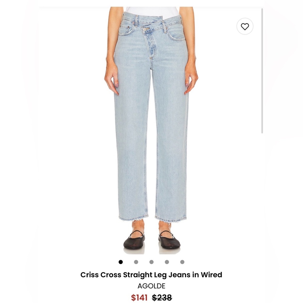 AGOLDE Criss Cross size 22